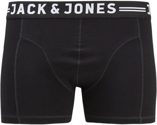 Jack & Jones SENSE Trunks 3-Pack Black - Ropa interior - Ropa interior 2XL-8XL