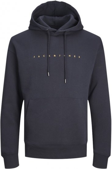 Jack & Jones STAR Hoodie Dark Navy - Sudaderas - Sudaderas 2XL-12XL