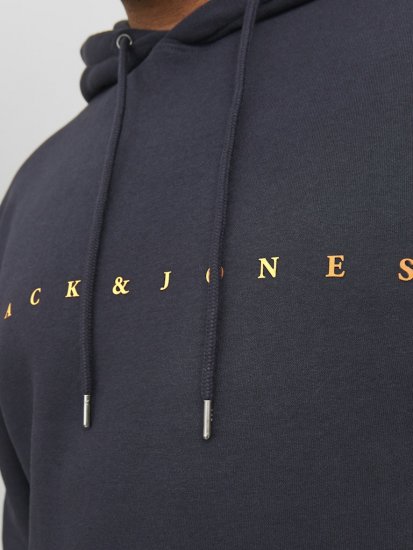 Jack & Jones STAR Hoodie Dark Navy - Sudaderas - Sudaderas 2XL-12XL