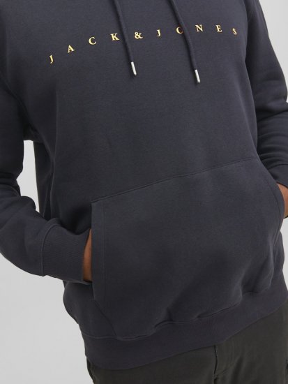 Jack & Jones STAR Hoodie Dark Navy - Sudaderas - Sudaderas 2XL-12XL
