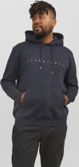 Jack & Jones STAR Hoodie Dark Navy - Sudaderas - Sudaderas 2XL-12XL