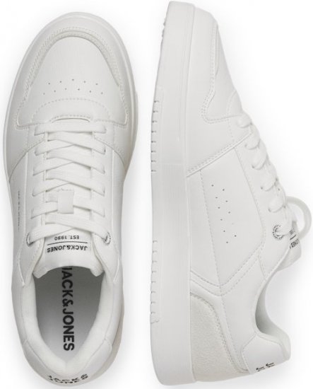 Jack & Jones Ealing 7992 Sneakers White/Silver - Calzado de hombre 40-52 - Zapatillas de hombre tallas 40-52