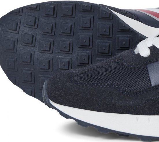 Jack & Jones Boston Combo Sneakers Navy Blazer - Calzado de hombre 40-52 - Zapatillas de hombre tallas 40-52