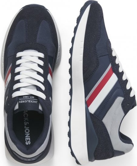 Jack & Jones Boston Combo Sneakers Navy Blazer - Calzado de hombre 40-52 - Zapatillas de hombre tallas 40-52