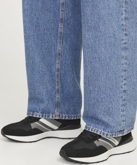 Jack & Jones Boston Combo Sneakers Black - Calzado de hombre 40-52 - Zapatillas de hombre tallas 40-52