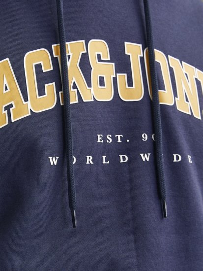 Jack & Jones CALEB Hoodie Navy Blazer - Sudaderas - Sudaderas 2XL-12XL