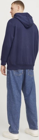 Jack & Jones CALEB Hoodie Navy Blazer - Sudaderas - Sudaderas 2XL-12XL