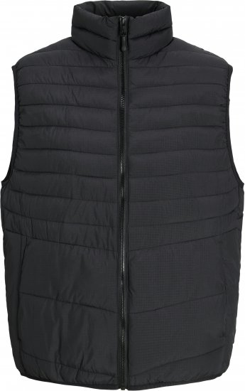 Jack & Jones STATE Vest Black - Chaquetas - Chaquetas Tallas Grandes 2XL-8XL