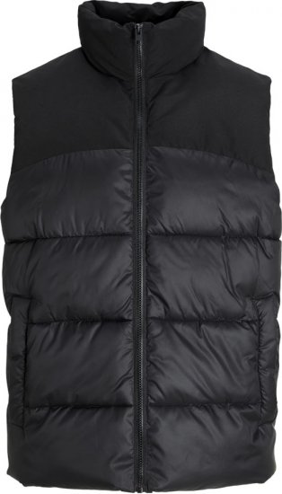 Jack & Jones MOON Bodywarmer Black - Chaquetas - Chaquetas Tallas Grandes 2XL-8XL