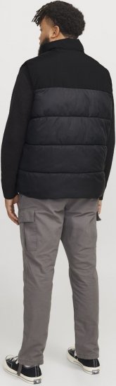 Jack & Jones MOON Bodywarmer Black - Chaquetas - Chaquetas Tallas Grandes 2XL-8XL