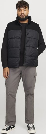 Jack & Jones MOON Bodywarmer Black - Chaquetas - Chaquetas Tallas Grandes 2XL-8XL