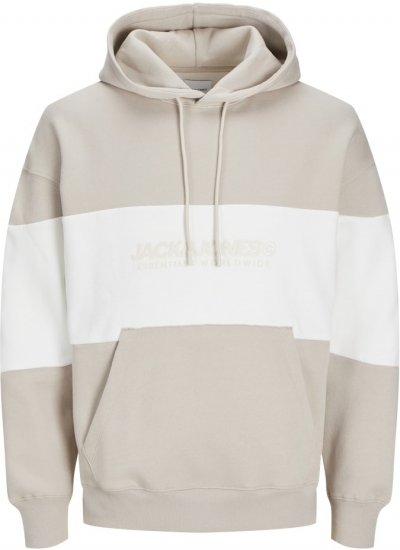 Jack & Jones LEGACY 2 Color Hoodie Beige - Sudaderas - Sudaderas 2XL-12XL