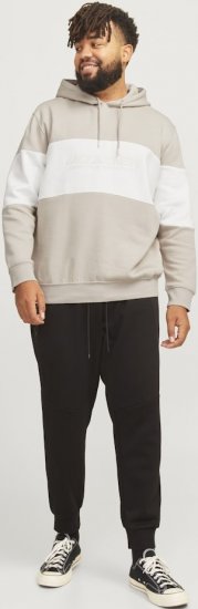 Jack & Jones LEGACY 2 Color Hoodie Beige - Sudaderas - Sudaderas 2XL-12XL