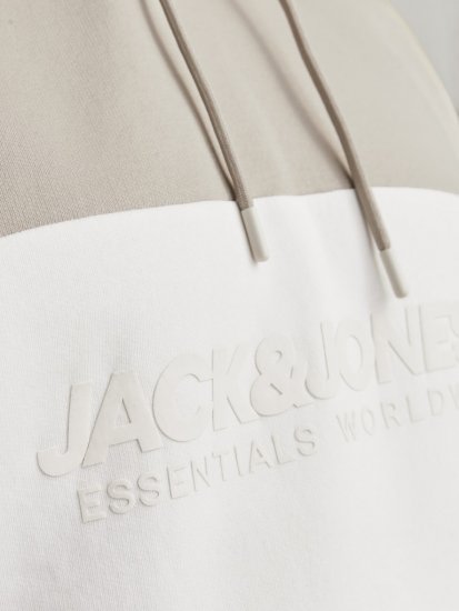 Jack & Jones LEGACY 2 Color Hoodie Beige - Sudaderas - Sudaderas 2XL-12XL