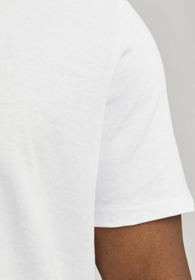 Jack & Jones BRADLEY T-Shirt White - Camisetas - Camisetas - 2XL-14XL