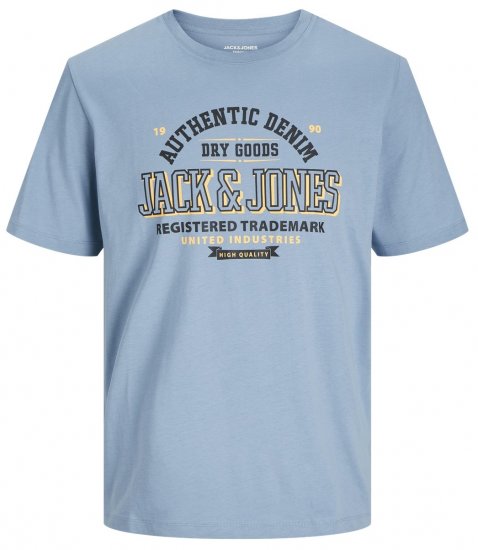 Jack & Jones JJELOGO O-Neck T-Shirt Mountain Spring - Camisetas - Camisetas - 2XL-14XL