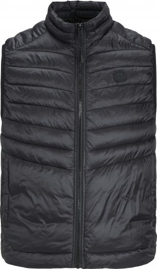 Jack & Jones SPRINT BODYWARMER With Collar Black - Chaquetas - Chaquetas Tallas Grandes 2XL-8XL