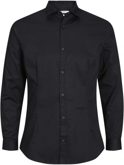 Jack & Jones ARMA LS Shirt Black - Camisas - Camisas 2XL-10XL