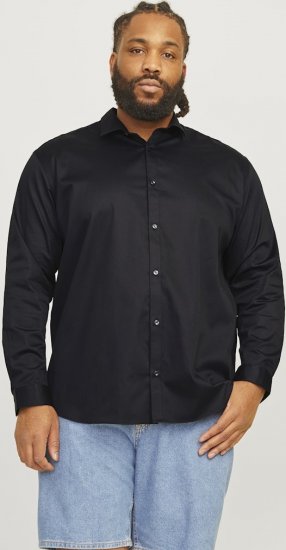 Jack & Jones ARMA LS Shirt Black - Camisas - Camisas 2XL-10XL