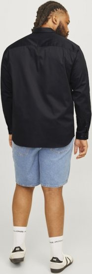 Jack & Jones ARMA LS Shirt Black - Camisas - Camisas 2XL-10XL