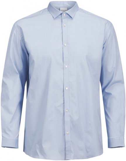 Jack & Jones ARMA LS Shirt Cashmere Blue - Camisas - Camisas 2XL-10XL