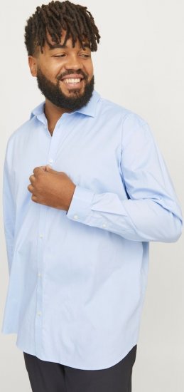 Jack & Jones ARMA LS Shirt Cashmere Blue - Camisas - Camisas 2XL-10XL
