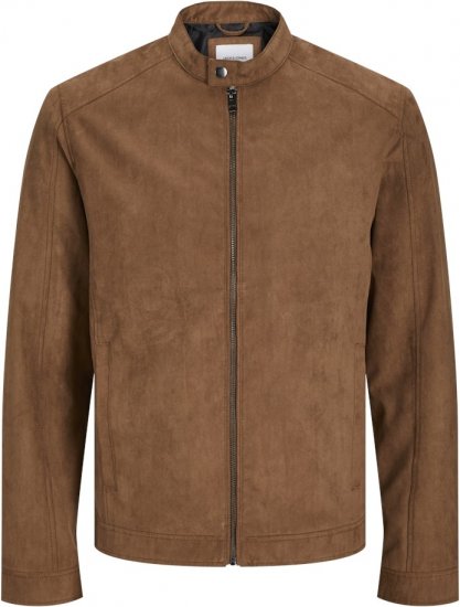 Jack & Jones DYLAN Clean Jacket Brown - Chaquetas - Chaquetas Tallas Grandes 2XL-8XL