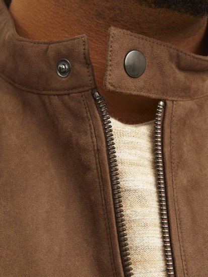 Jack & Jones DYLAN Clean Jacket Brown - Chaquetas - Chaquetas Tallas Grandes 2XL-8XL