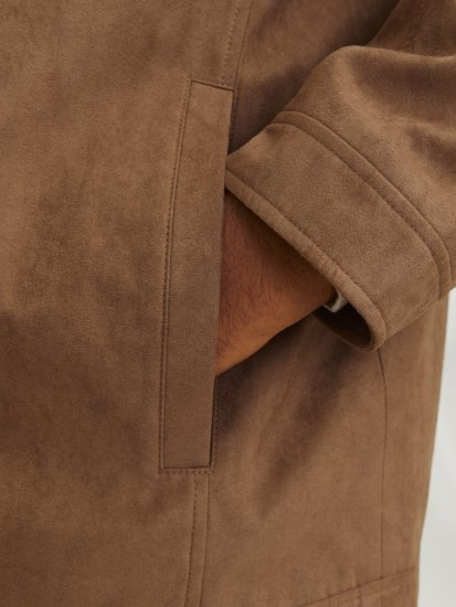 Jack & Jones DYLAN Clean Jacket Brown - Chaquetas - Chaquetas Tallas Grandes 2XL-8XL