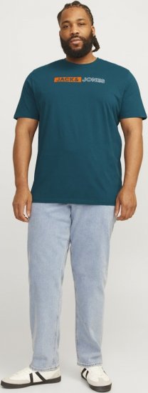 Jack & Jones CORP Logo Play 5 T-Shirt Deep Teal - Camisetas - Camisetas - 2XL-14XL