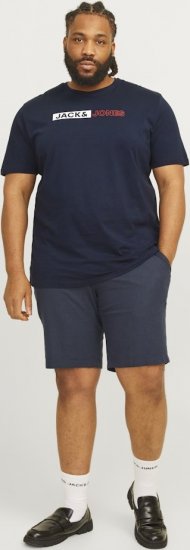 Jack & Jones CORP Logo Play 5 T-Shirt Navy Blazer - Camisetas - Camisetas - 2XL-14XL