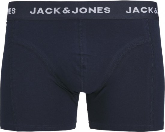 Jack & Jones JACCAMOFLAGE Trunks 3-Pack Navy Blazer - Ropa interior - Ropa interior 2XL-8XL