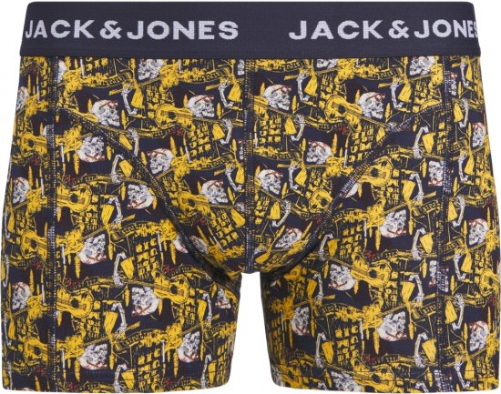 Jack & Jones SKULLROCK Trunks 3-Pack Navy Blazer - Ropa interior - Ropa interior 2XL-8XL