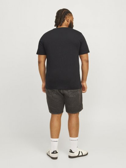 Jack & Jones JJSKULL ROCK T-Shirt Black - Camisetas - Camisetas - 2XL-14XL