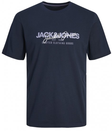 Jack & Jones JJALVIS T-Shirt Navy Blazer - Camisetas - Camisetas - 2XL-14XL