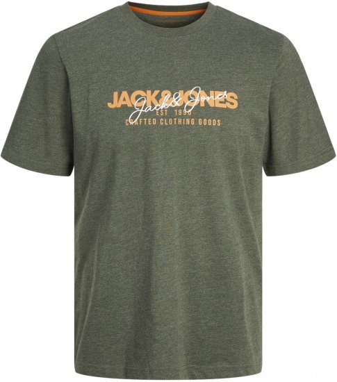 Jack & Jones JJALVIS T-shirt Kombu Green - Camisetas - Camisetas - 2XL-14XL