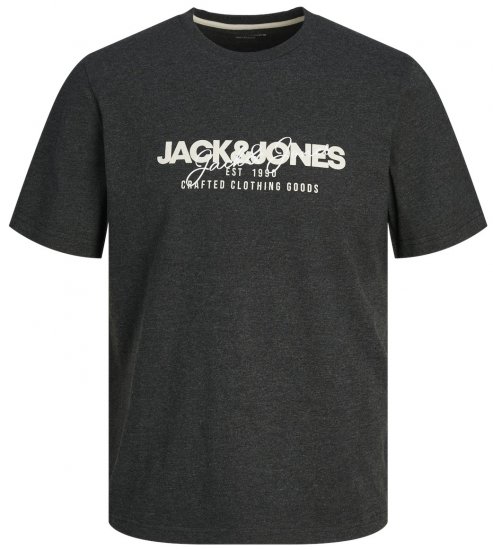 Jack & Jones JJALVIS T-Shirt Black - Camisetas - Camisetas - 2XL-14XL
