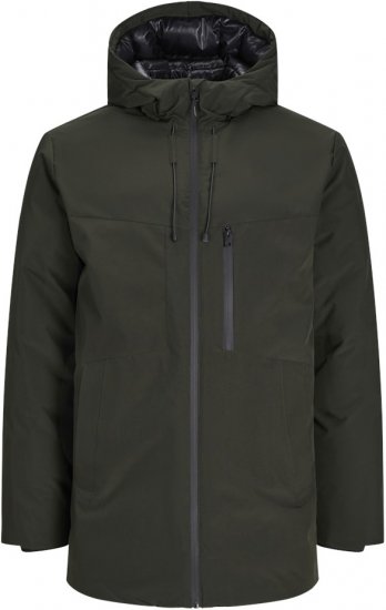 Jack & Jones PAYNE Windproof Parka Green - Chaquetas - Chaquetas Tallas Grandes 2XL-8XL