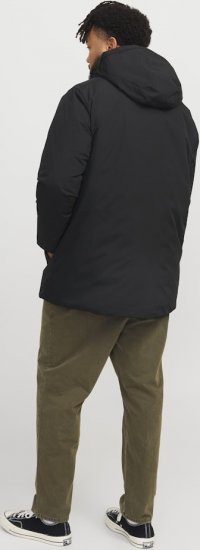 Jack & Jones PAYNE Windproof Parka Black - Chaquetas - Chaquetas Tallas Grandes 2XL-8XL