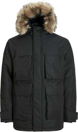 Jack & Jones STAR Parka Black - Chaquetas - Chaquetas Tallas Grandes 2XL-8XL