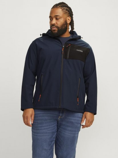 Jack & Jones JJTAYLOR Softshell Jacket Navy Blazer - Chaquetas - Chaquetas Tallas Grandes 2XL-8XL