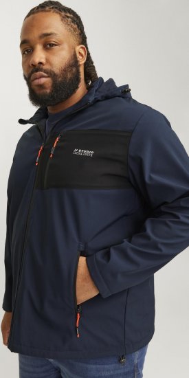 Jack & Jones JJTAYLOR Softshell Jacket Navy Blazer - Chaquetas - Chaquetas Tallas Grandes 2XL-8XL