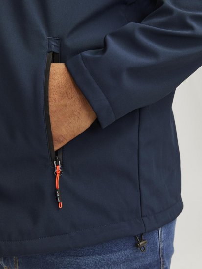 Jack & Jones JJTAYLOR Softshell Jacket Navy Blazer - Chaquetas - Chaquetas Tallas Grandes 2XL-8XL
