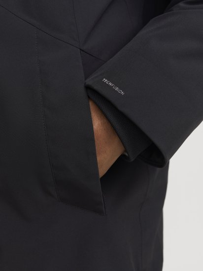 Jack & Jones KEEN Windproof Parka Black - Chaquetas - Chaquetas Tallas Grandes 2XL-8XL