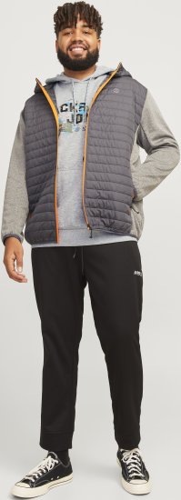 Jack & Jones JCOOUTDOOR Hoodie Light Grey - Sudaderas - Sudaderas 2XL-12XL