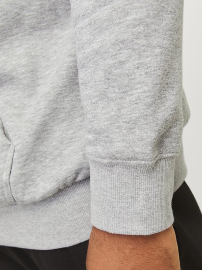 Jack & Jones JCOOUTDOOR Hoodie Light Grey - Sudaderas - Sudaderas 2XL-12XL
