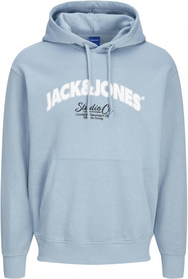 Jack & Jones JORBRONX Hoodie Light Blue - Sudaderas - Sudaderas 2XL-12XL