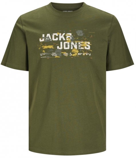 Jack & Jones JCOOUTDOOR LOGO T-Shirt Cypress - Camisetas - Camisetas - 2XL-14XL