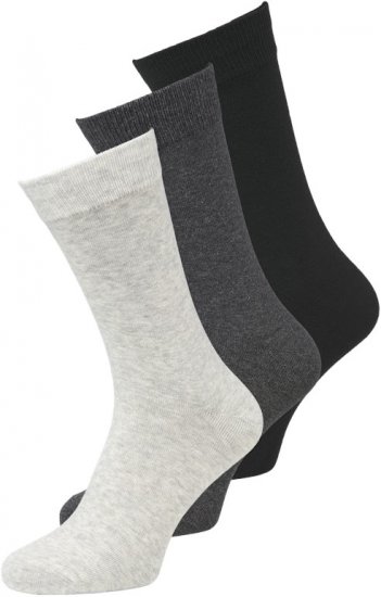 Jack & Jones RAFAEL Socks 3-Pack Grey - Ropa interior - Ropa interior 2XL-8XL
