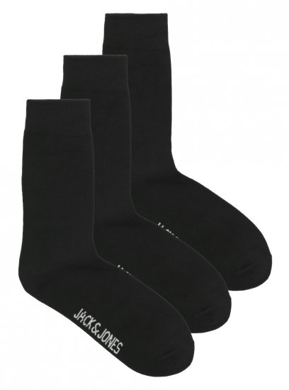Jack & Jones RAFAEL Socks 3-Pack Black - Ropa interior - Ropa interior 2XL-8XL